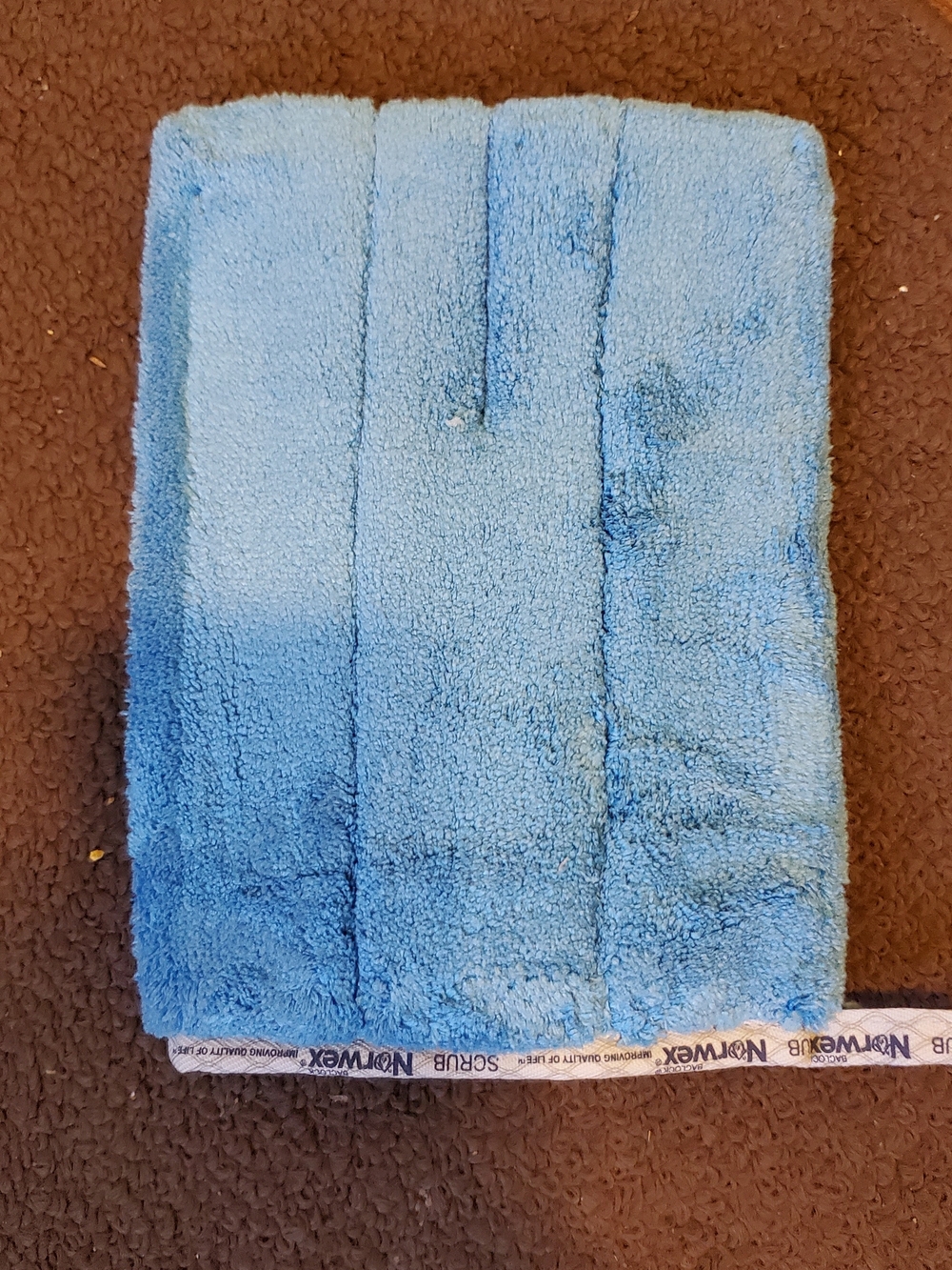 Norwex Blue Bathroom Scrub Mitt